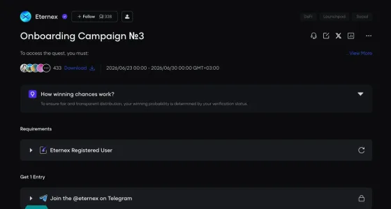 Eternex quest campaign